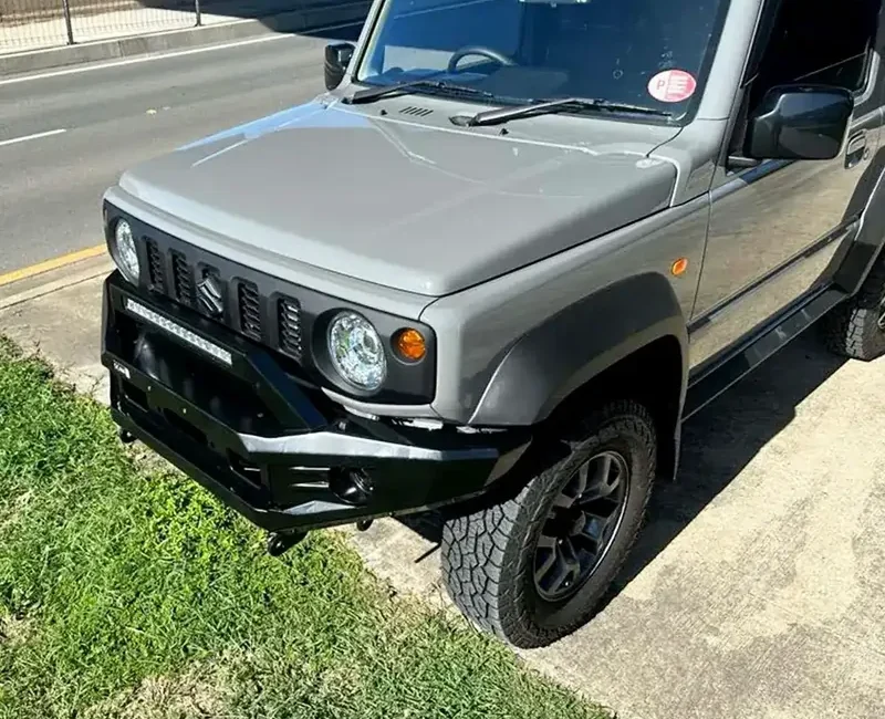 OCAM H-Bar, Replacement Winch Bar for Suzuki Jimny JB74, 2019-Current, Hoopless Bull Bar