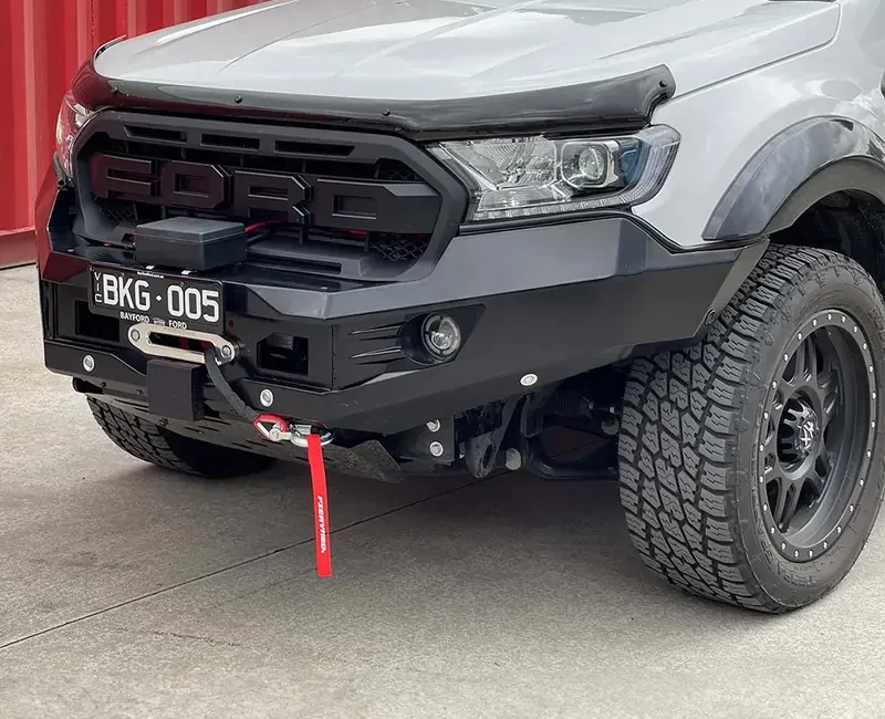 OCAM H-Bar, Replacement Winch Bar for Ford Ranger PX MKIII 2018-06/2022 Hoopless Bull Bar PXIII