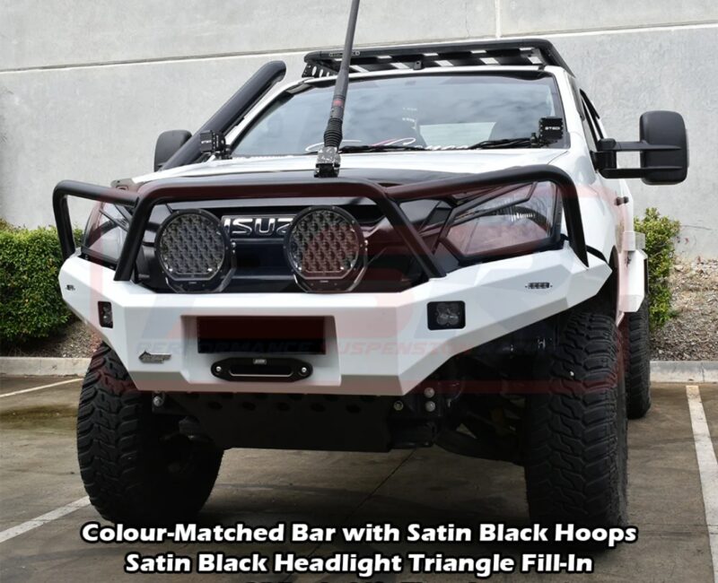 Isuzu D-Max (2016-2020) PSR 2 (Strut Front) 2017-2020 Ambush Triple Hoop Bullbar
